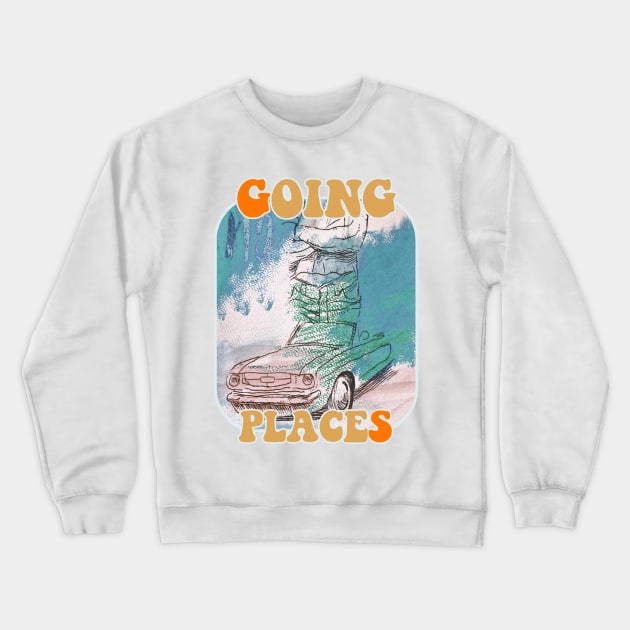 Going Places Crewneck Sweatshirt by Iceman_products